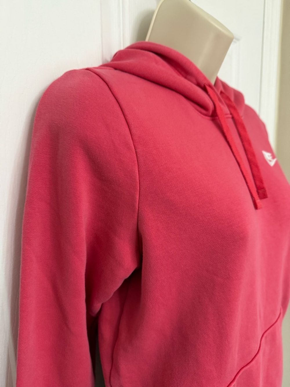 Nike Sportswear Club Fleece Pullover Hoodie Pink XS - Picture 8 of 11